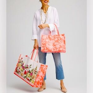 NWT Chico's Reusable Tote‎ Set (TWO Bags)